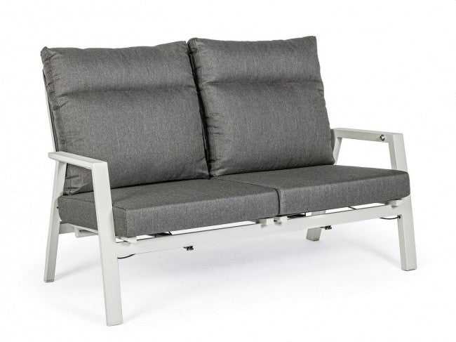 Canapé d'extérieur inclinable 2 places 152x81x98h cm