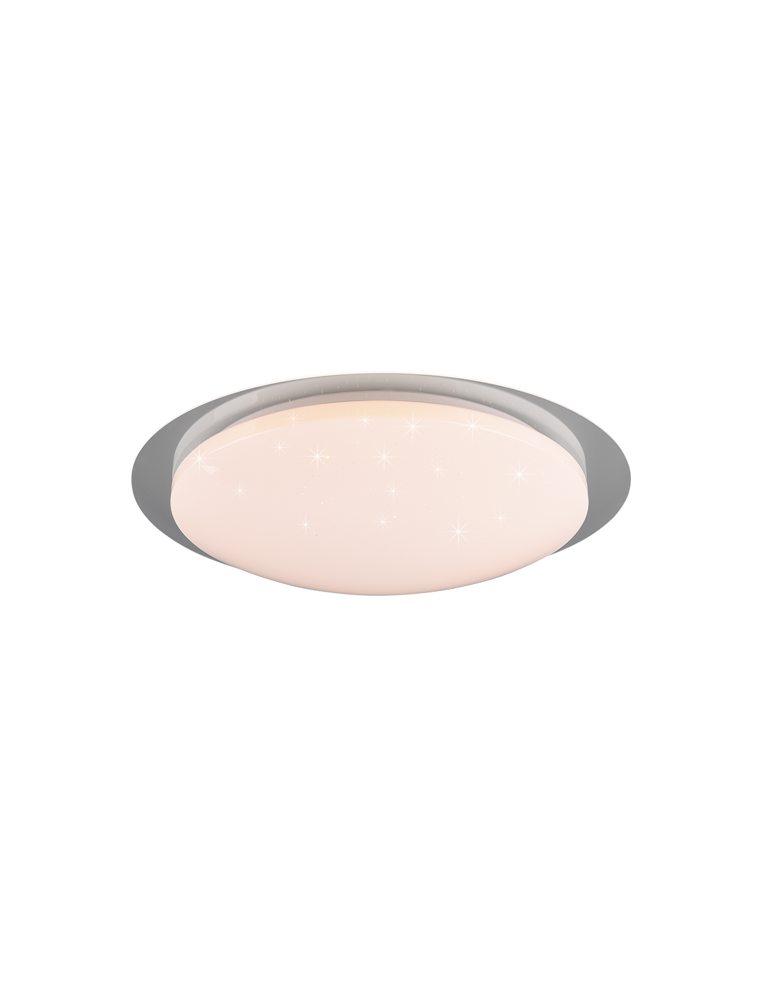 Plafonnier LED RGB Bilbo Moderne Dimmable Ø48 cm Blanc Trio Lighting