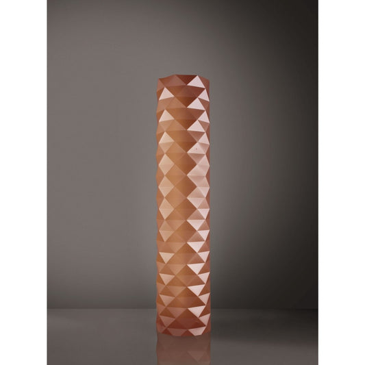 Lampadaire en métal cuivré Cm. 27 x 123h