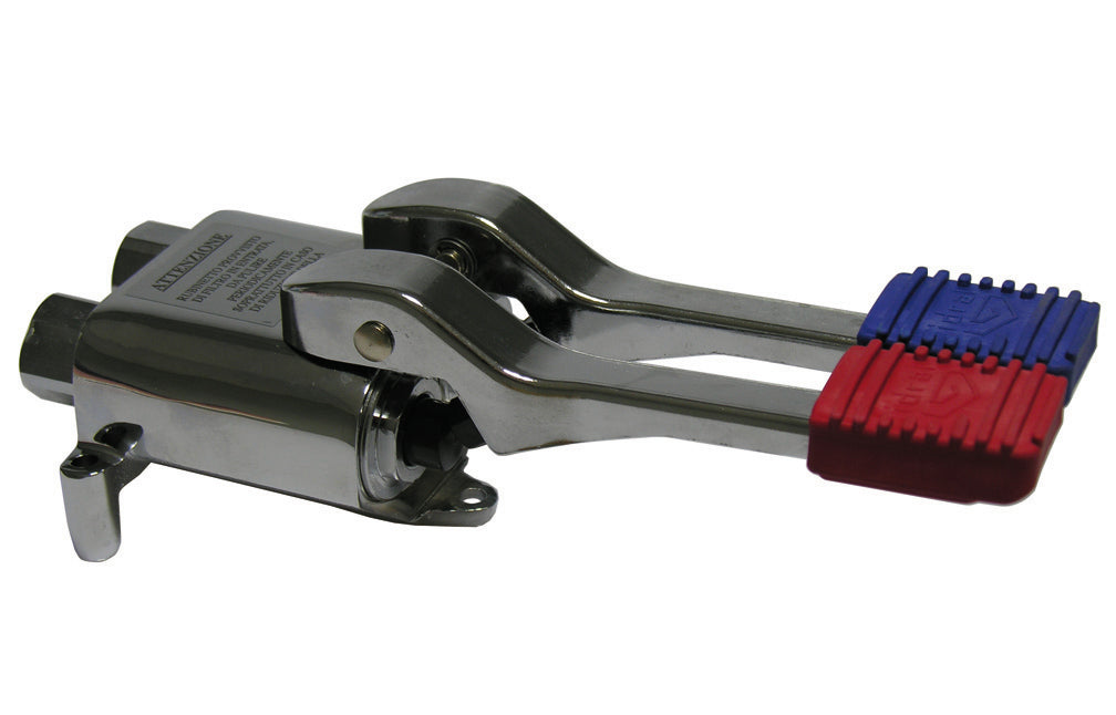 Robinet à pied extérieur 2 voies avec flexible et 1/2 robinet