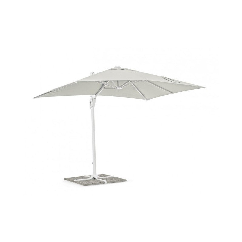Bras de parasol Eden blanc naturel 2x3 m