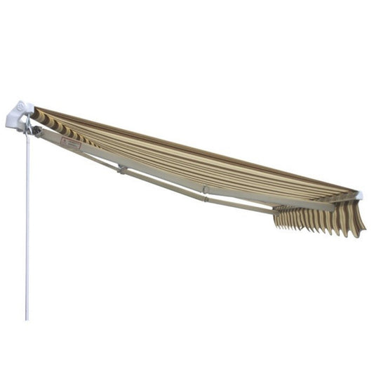 Auvent fixe Itaca 2,5 x 2 mètres coloris beige et vert Verdelook