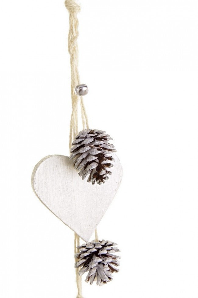 8x String Illia Coeur 55Cm Nacré