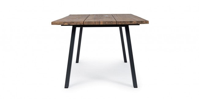 Table d'ameublement en bois naturel Oslo 200 x 100 cm