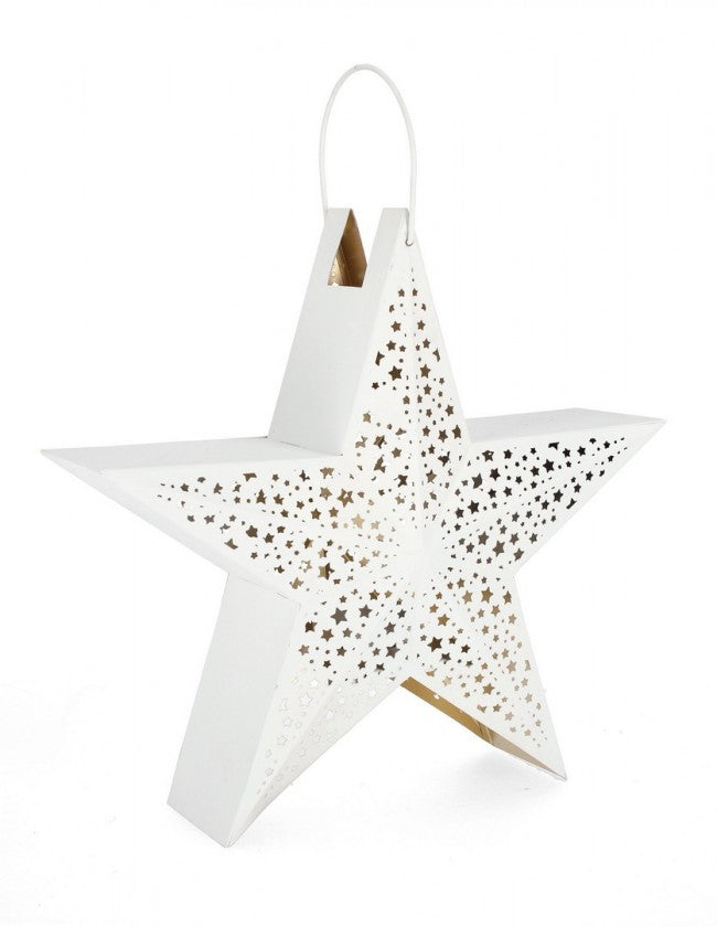 Lanterne Astrelle Blanc L