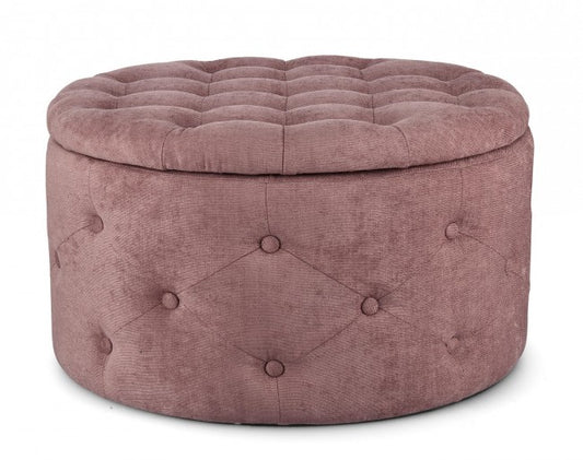 Pouf Cont.P.Scarpe Ernestine Rose Foncé