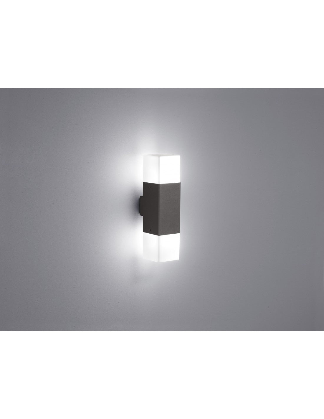 Applique Extérieure Double Led Hudson Anthracite Trio Lighting