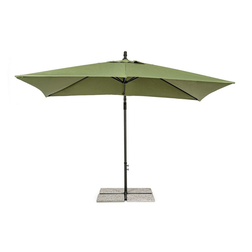 Parapluie à bras Texas 2x3 cm anthracite-olive