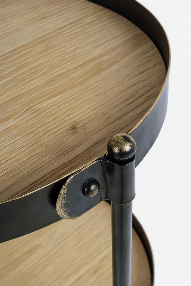 Desserte Jerrod vintage 3 étagères