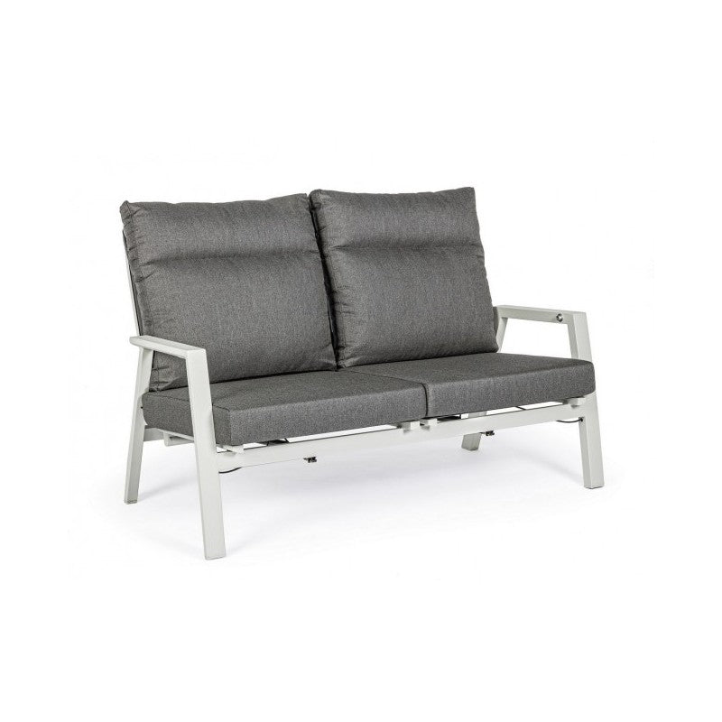 Canapé d'extérieur inclinable 2 places 152x81x98h cm