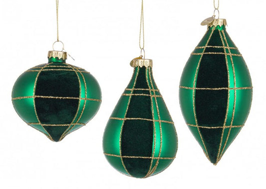 12x Pendentif Vert Velouté Ass3