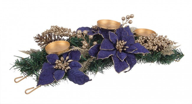 3x P.Candela 3P Eleonor Poinsettia Bleu