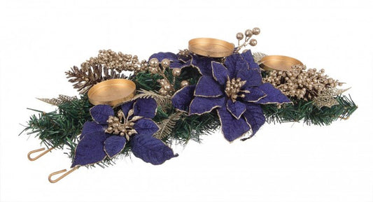 3x P.Candela 3P Eleonor Poinsettia Bleu