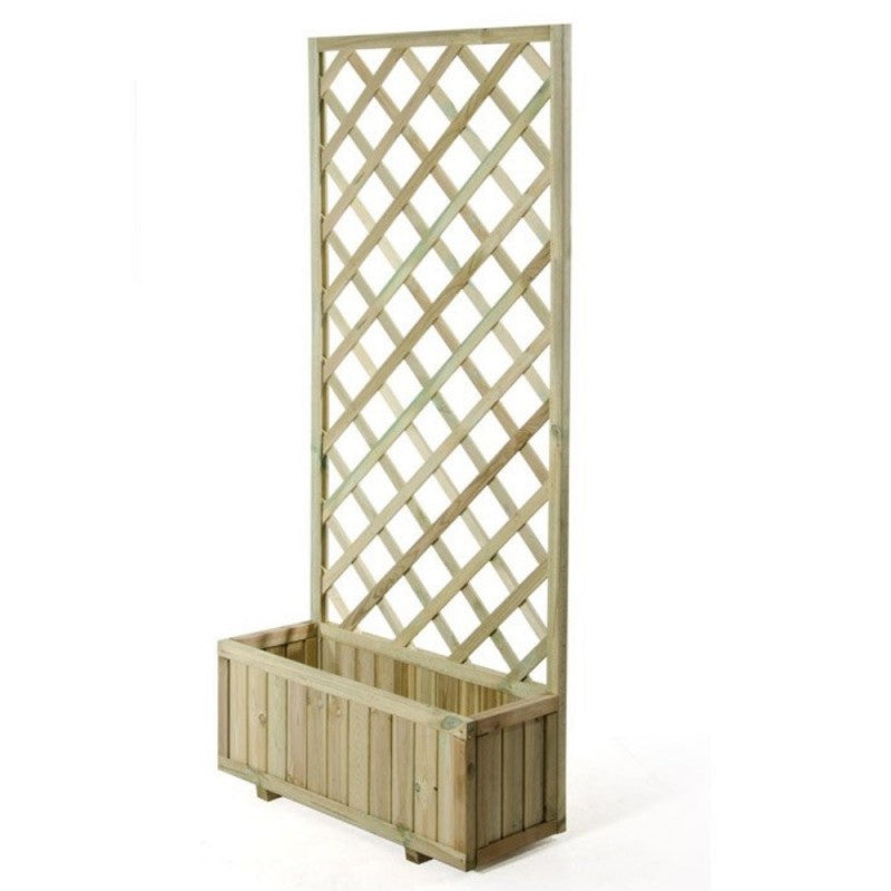 Jardinière de jardin en bois 75x25x20-180 cm