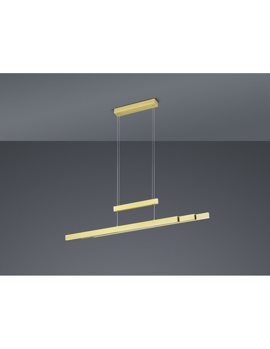 Suspension moderne Trajan Led Touch Dimmable Laiton Trio Éclairage