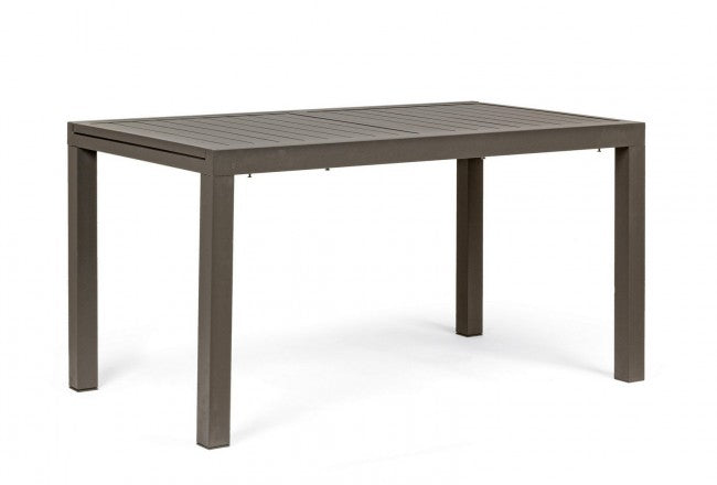 Table d'extérieur extensible en aluminium Caffè HILDE YK14 140-210x77x h75 cm