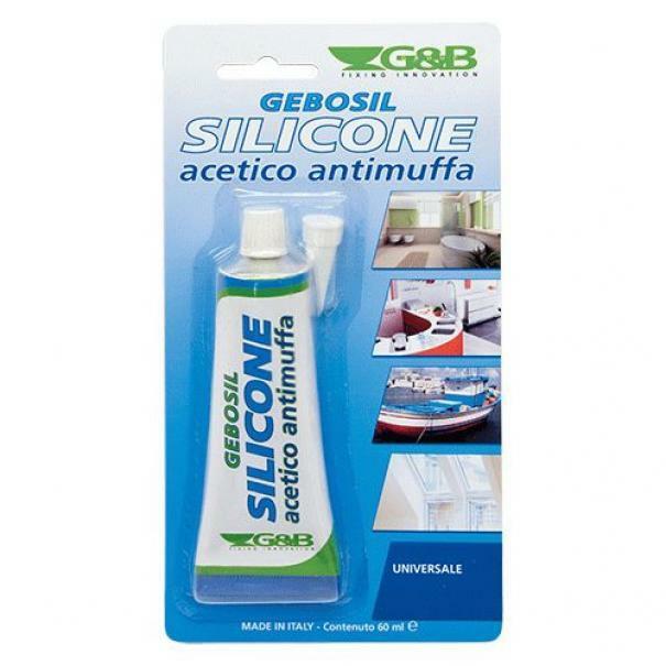 Silicone Acétique Ral 9010 Blanc Ml 60 X 12 Pièces Geb