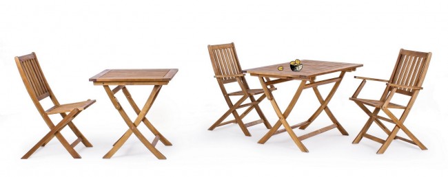 Table de jardin pliante rectangulaire 120x70x h73 cm