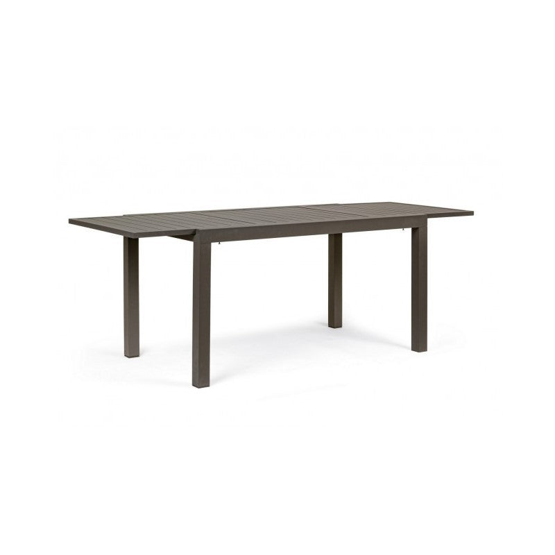 Table d'extérieur extensible en aluminium Caffè HILDE YK14 140-210x77x h75 cm