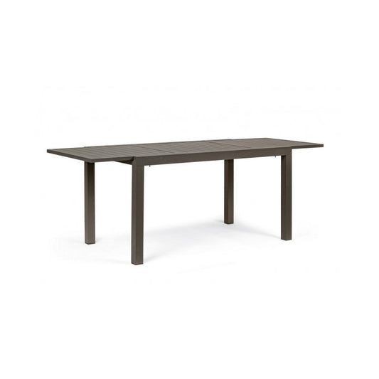 Table d'extérieur extensible en aluminium Caffè HILDE YK14 140-210x77x h75 cm
