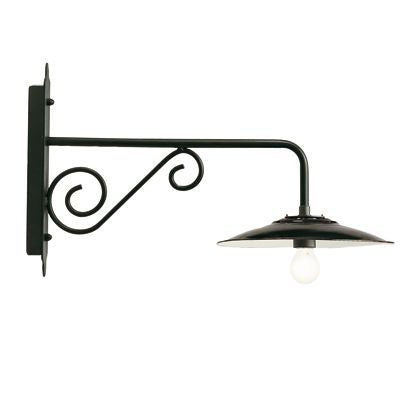 Applique Longue Petite en ligne graphite antique