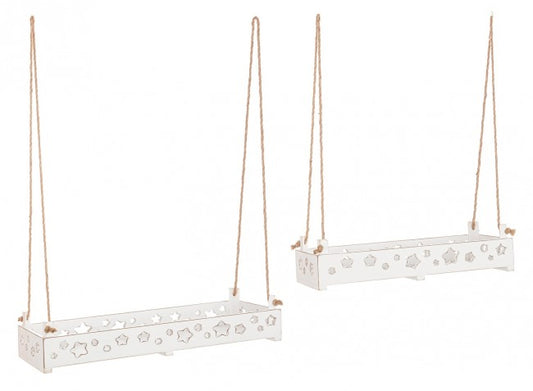 4x Set2 Hilaris Rett Plateau étoile blanche