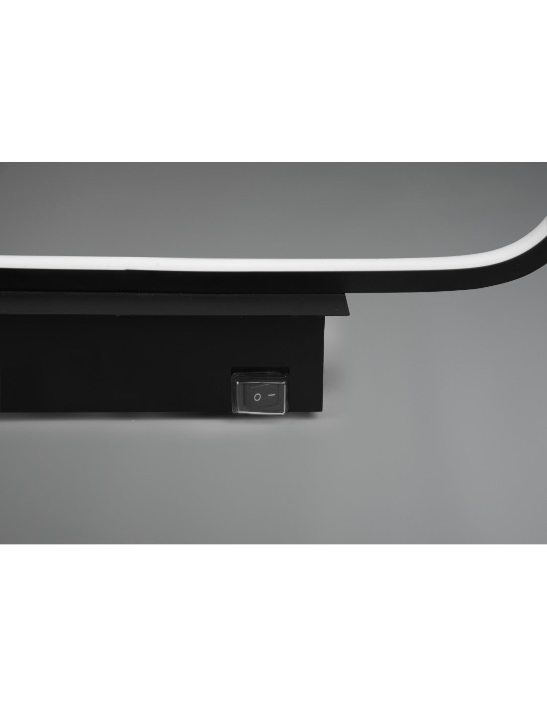 Applique Murale Salle de Bain LED Moderne Gianni Noir IP44 Trio Lighting