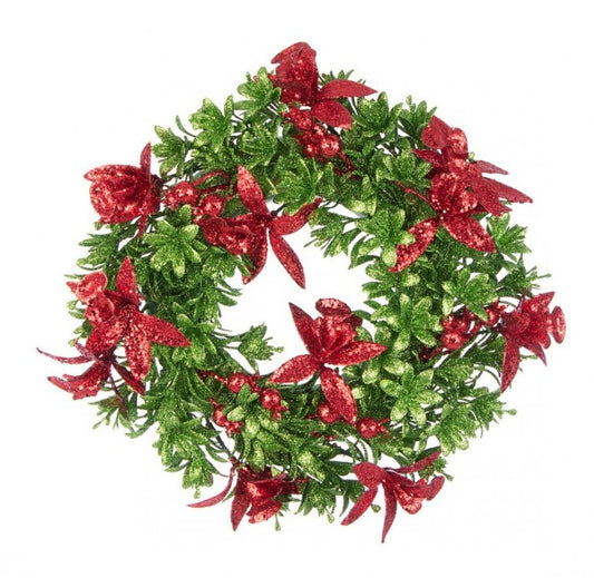 8x Couronne Bethany Rouge D30