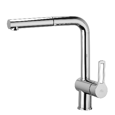 Mitigeur d'évier avec douche extractible - Ligne Ringo, chromé