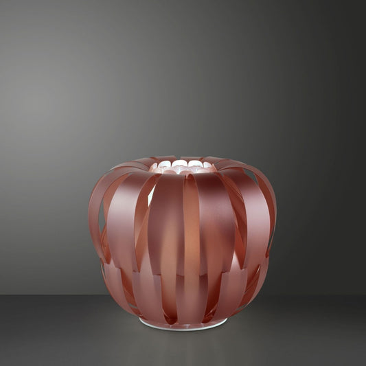 Lampadaire en métal rose en métal blanc Cm. 60x55h