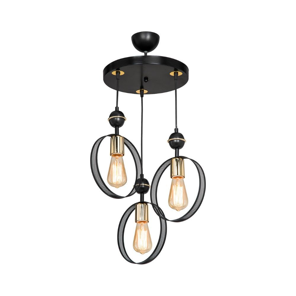 Suspension Esin avec trois douilles circulaires MDL4423