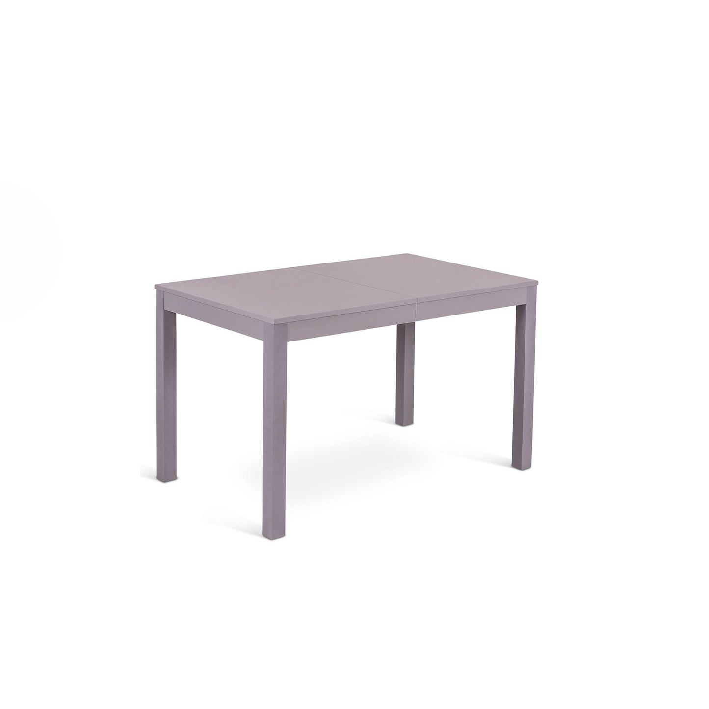 Table extensible en mélamine gris clair 130/210x80x76h cm