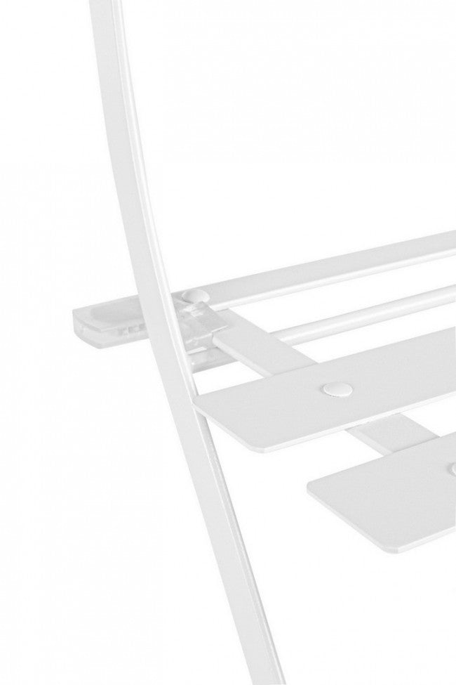 Ensemble table et chaises de jardin Bizzotto blanc Bizzotto