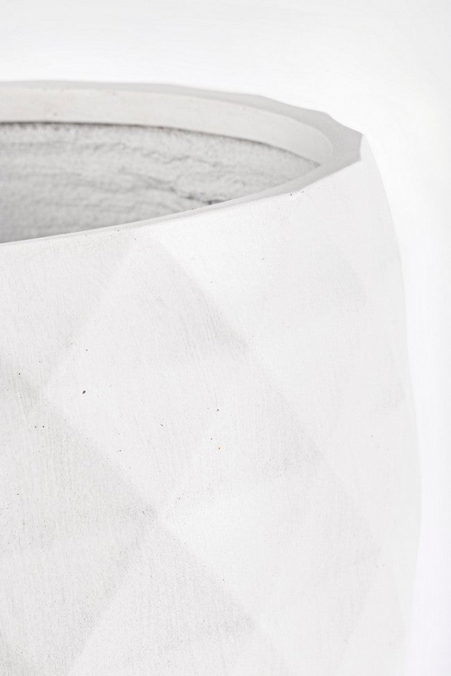 Set2 P.Pyramid Vase Bol Blanc