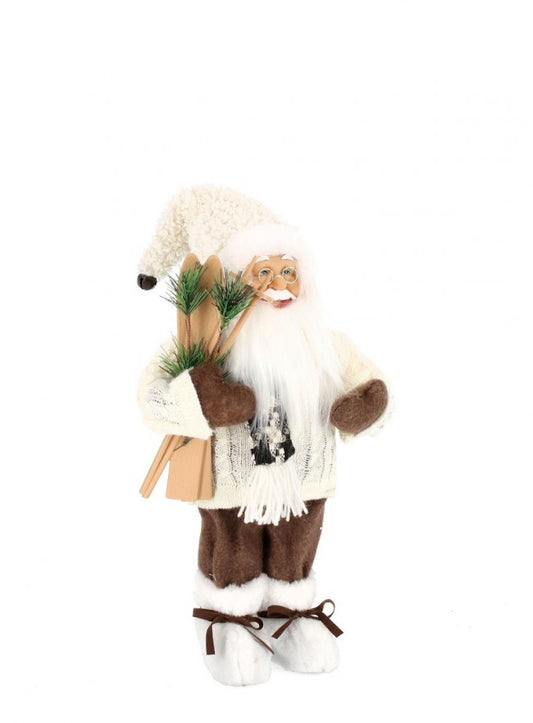 4x Support Père Noël Herwan Marron M