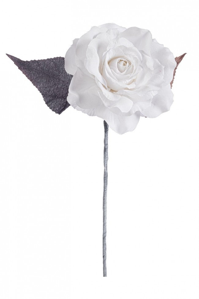 12x Pique Rose Coline Blanc