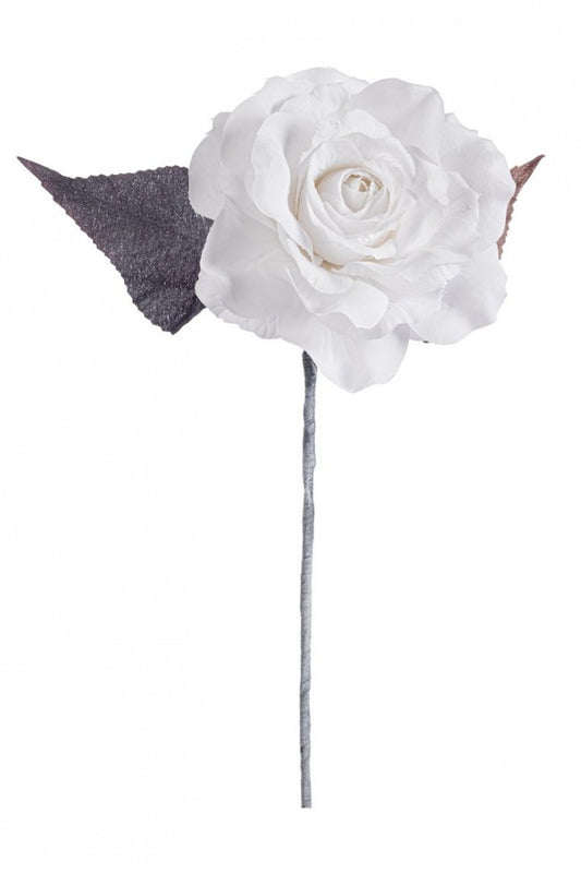 12x Pique Rose Coline Blanc