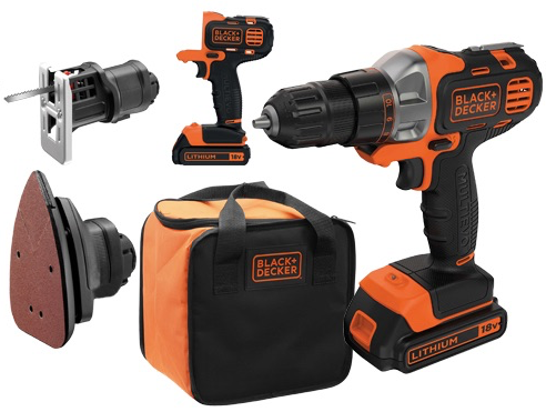 Perceuse-visseuse polyvalente 1,5 Ah 18V Bleck et Decker