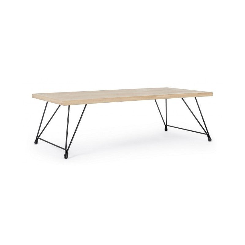 Table basse style industriel Vintage DISTRICT 120x60x h36 cm