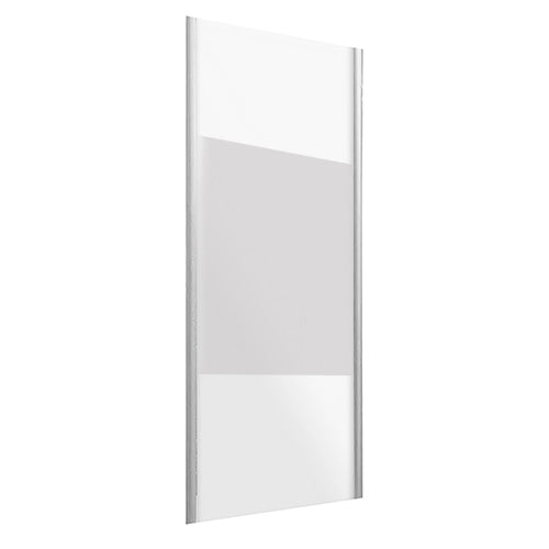 Paroi de douche en verre sérigraphié - Essentiel 68-70 cm