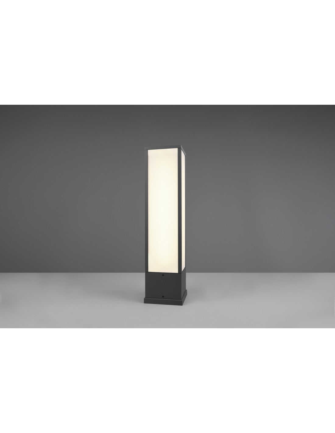 Borne Rectangulaire Extérieure Fuerte Anthracite IP54 Trio Lighting