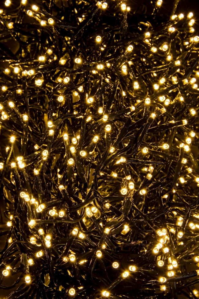 6x Cluster768L Classique 3Mm Fil Vert IP44