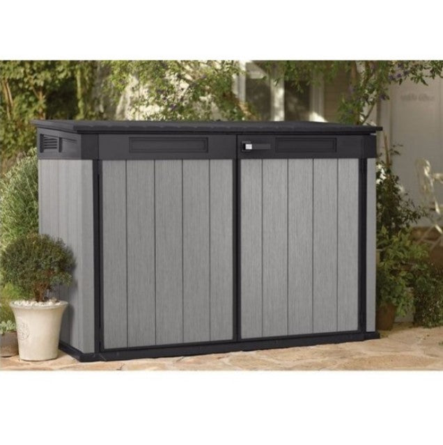 Porte-outils en duotech à peindre, couvercle verrouillable avec pistons 190,5x109,3xh.132,5 cm