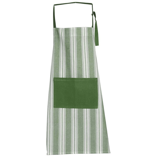 Tablier en coton vert