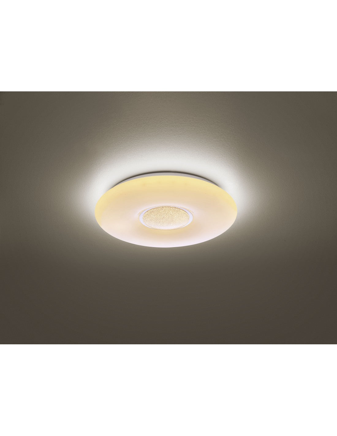Plafonnier LED Akina Moderne Dimmable Ø41 cm Blanc Trio Lighting