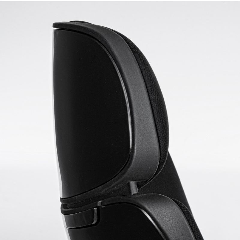 Chaise de bureau rembourrée Armstrong en noir