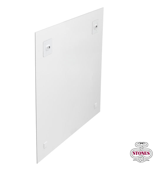 Impression sur verre 70x70 cm avec toile multicolore