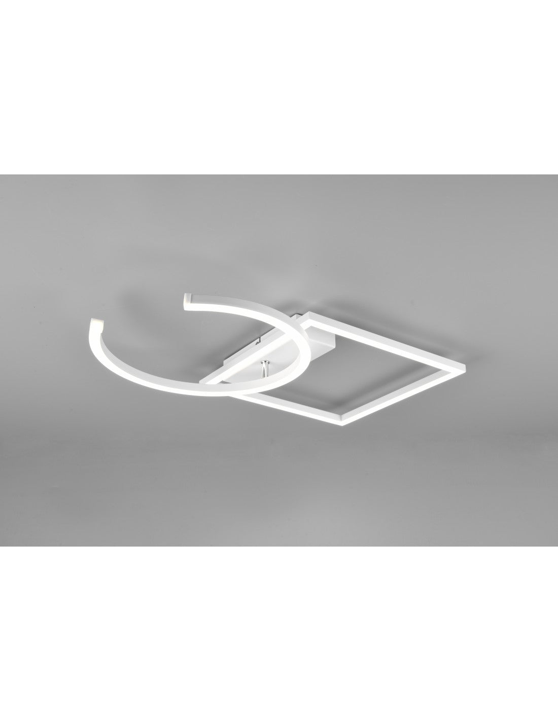 Plafonnier LED Pivot 23,5w Blanc L42 cm Gradable Trio Lighting