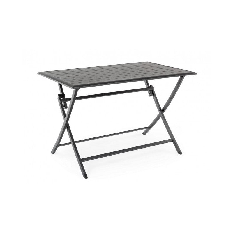 Table d'extérieur ELIN aluminium anthracite 110x70x h71 cm