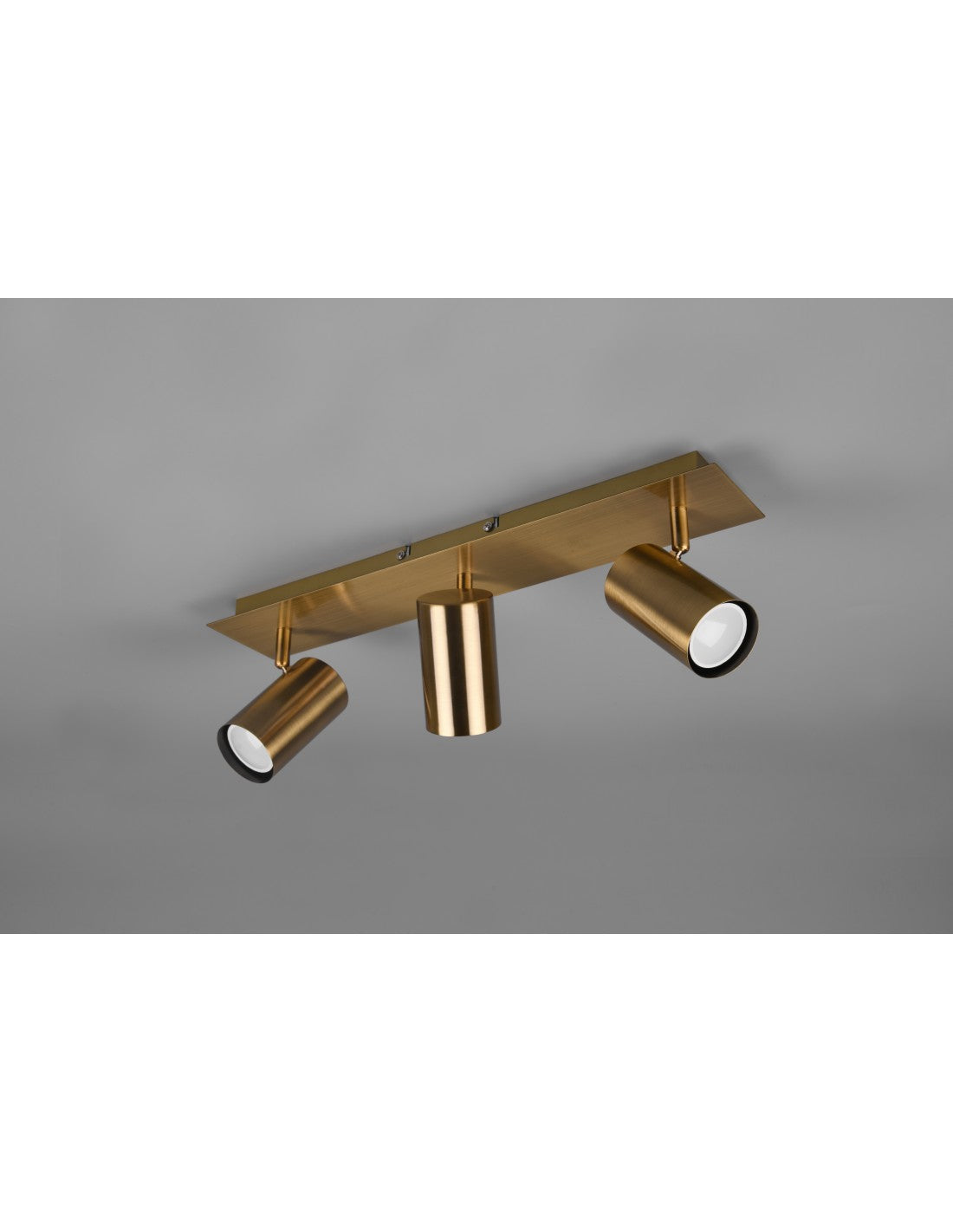 Spot Marley 3 Spots GU10 Laiton Vieilli L48 cm Trio Lighting